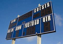 Image result for High School Football Scoreboard
