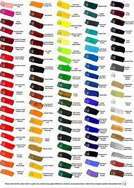 Image result for Accent Acrylic Paint Conversion Chart