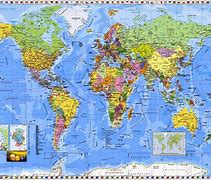 Image result for World Map with Cities Printable