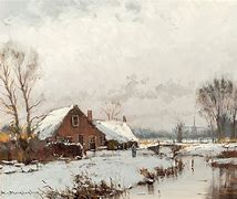 Image result for Dutch Winter Scene Pratt Ware