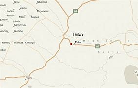 Image result for Thika Kenya Map