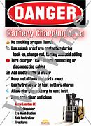 Image result for Forklift Battery Charging PPE