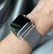 Image result for Silver Apple Watch On Wrist