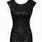Image result for How to Wear a Black Sequin Dress