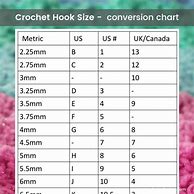 Image result for Size 4 Crochet Hook mm