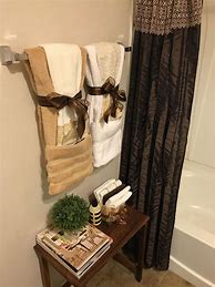 Image result for Bathroom Towel Arrangement Ideas