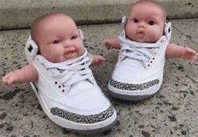 Image result for Baby Wearing Big Shoes