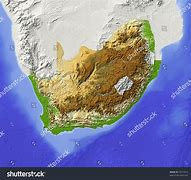 Image result for South Africa Relief Map