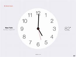 Image result for Digital Clock On iPad