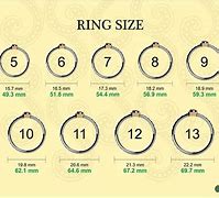 Image result for Ring Size Chart Korea