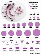 Image result for Bead mm Chart Actual Size