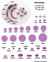 Image result for Bead Size Chart PDF