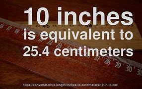 Image result for 10 Inches Height