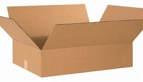 Image result for Flat Cardboard Box