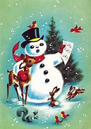 Image result for Vintage Animal Christmas Cards