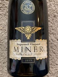 Image result for Miner Family Syrah Diligence Stagecoach