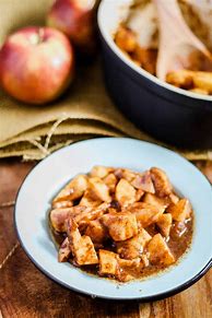 Image result for Baked Apple Slices with Rum Extract Added