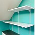 Image result for Adjustable Shelves with Pole and Clips