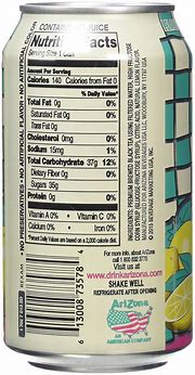 Image result for Arizona Tea Ingredients