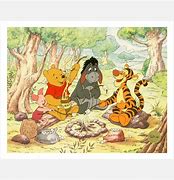 Image result for Photo Winnie the Pooh Piglet Sitting My a Campfire