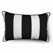 Image result for Pillows Striped Black