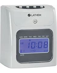 Image result for Lathem Time Clock 1000E