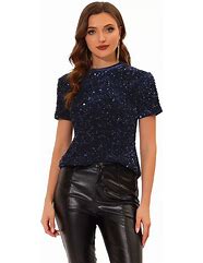 Image result for Dressy Sparkly Tops for Women