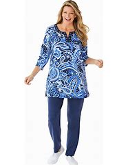 Image result for Lace Up Denim Tunic