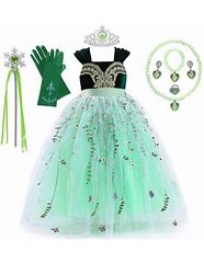 Image result for Princess Anna Frozen Green Dress