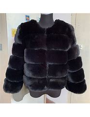 Image result for Faux Fur Short Coat