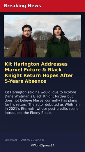 Kit Harington Addresses Marvel Future & Black Knight Return Hopes After 5-Years Absence | Breaking N