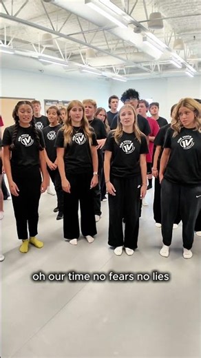 Learning Golden by Huntrix together, one note at a time. ❤️🎤 #huntrix #onevoicechildrenschoir