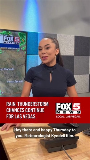 Southern Nevada Thursday Forecast: Showers, Thunderstorms & Gusty Wind