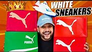 UNBOXING: 5 Best PUMA White Shoes/Sneakers Haul for Men 🔥 Puma Shoe Review 2023 | ONE CHANCE