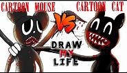 Cartoon Cat Vs Cartoon Mouse : Draw My Life