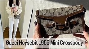 GUCCI HORSEBIT 1955 MINI BAG REVIEW 🤎(Everything You Need to Know)
