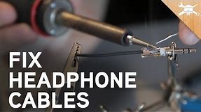 How to Fix Broken Headphone Cables