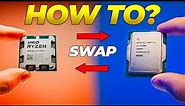 How to SWAP from INTEL to AMD or VICE VERSA? [Step-by-Step]