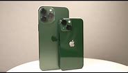 iPhone 13 Green & Alpine Green Unboxing + Green Accessories 🍏