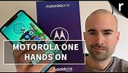 Motorola One Unboxing | Full Android One tour