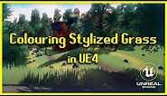 How to colour and blend Stylized Grass in UE4 [Read Description for updates!]