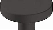 Amerock | Cabinet Knob | Matte Black | 1-3/8 inch (35 mm) Diameter | Versa | 1 Pack | Drawer Knob | Cabinet Hardware