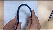 Plotting Graph using Flexible Ruler