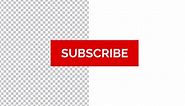 YouTube Subscribe Button with Bell Icon (4k Transparent)