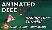 Animated Dice Tutorial | Quick and Easy Dice Animations Without Physics Simulations
