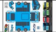 Kreatif! Download Papercraft Tayo The Litte Bus (Tayo, Rogi, Lani, Gani)