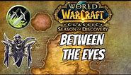 Between the Eyes Rune Location for Night Elf Rogue | Season of Discovery
