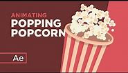 How to Animate Popping Popcorn With Random Expressions - After Effects Tutorial