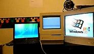 Windows 98 VS Windows Vista VS Apple Mac Classic Startup
