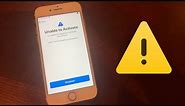 How to fix the unable to activate error on the iPhone 7!